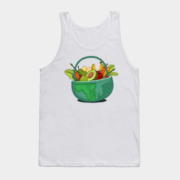 World Food Tank Top by Mako Design 